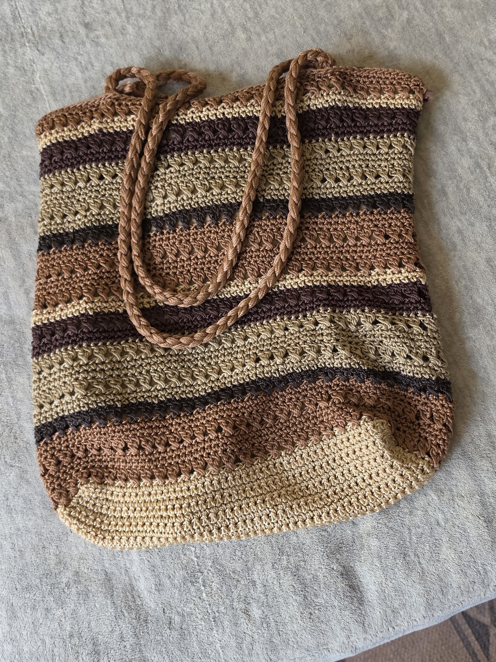 In Stitches crochet style boho bag